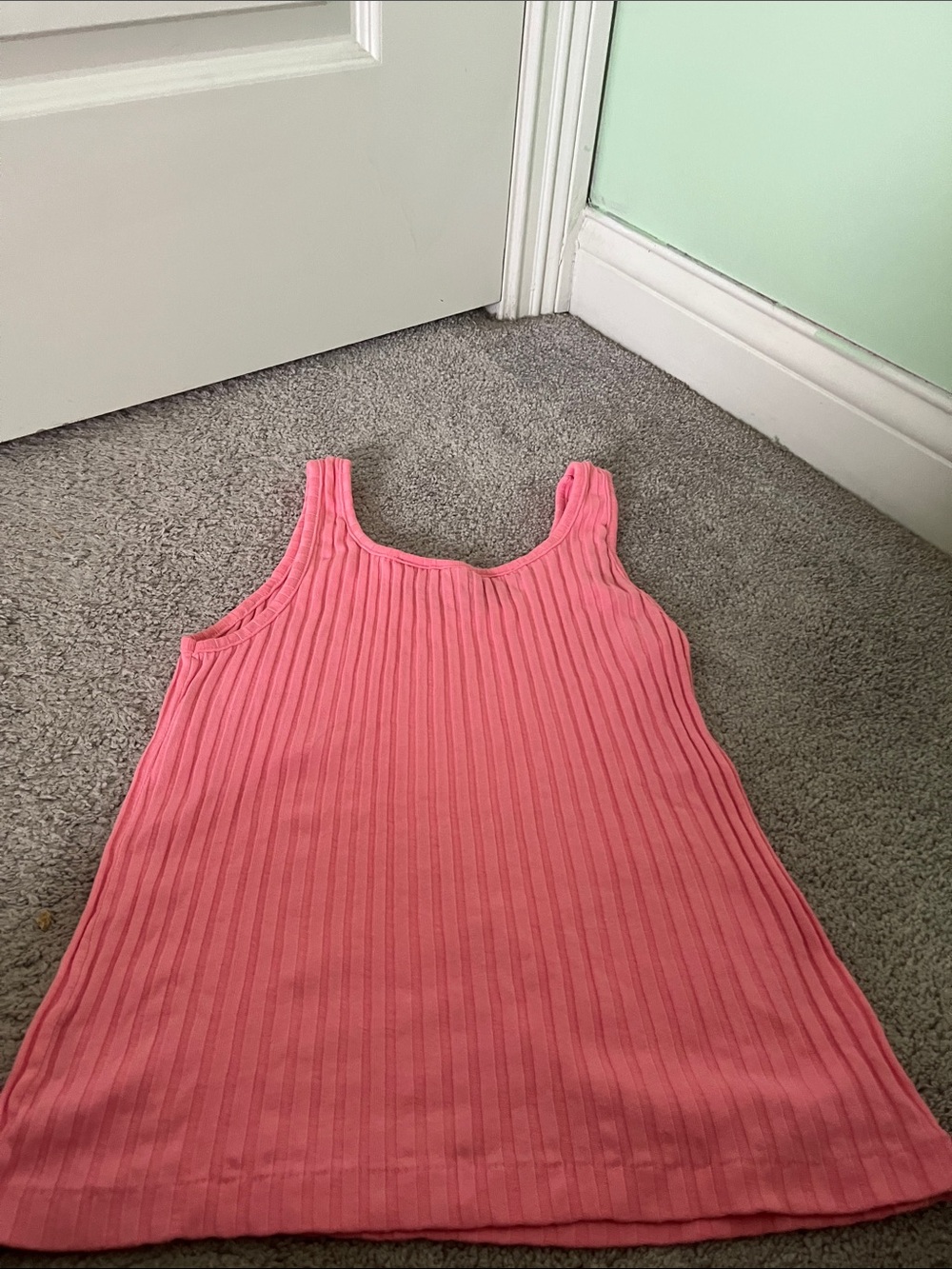 Eclipse Pink Ribbed Tank Top - Picture 2 of 4